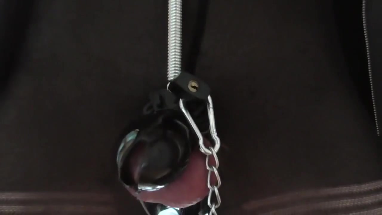 Sissy In Chains Have Multiple Ruined Orgasms & Self Cum In Mouth
