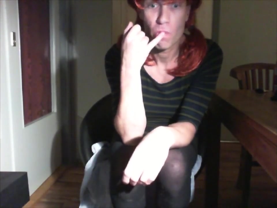 Anouk Tranny Slut - Unloading Three Cumdumps From Her Rosebud Gaping Ass After Anal Creampie