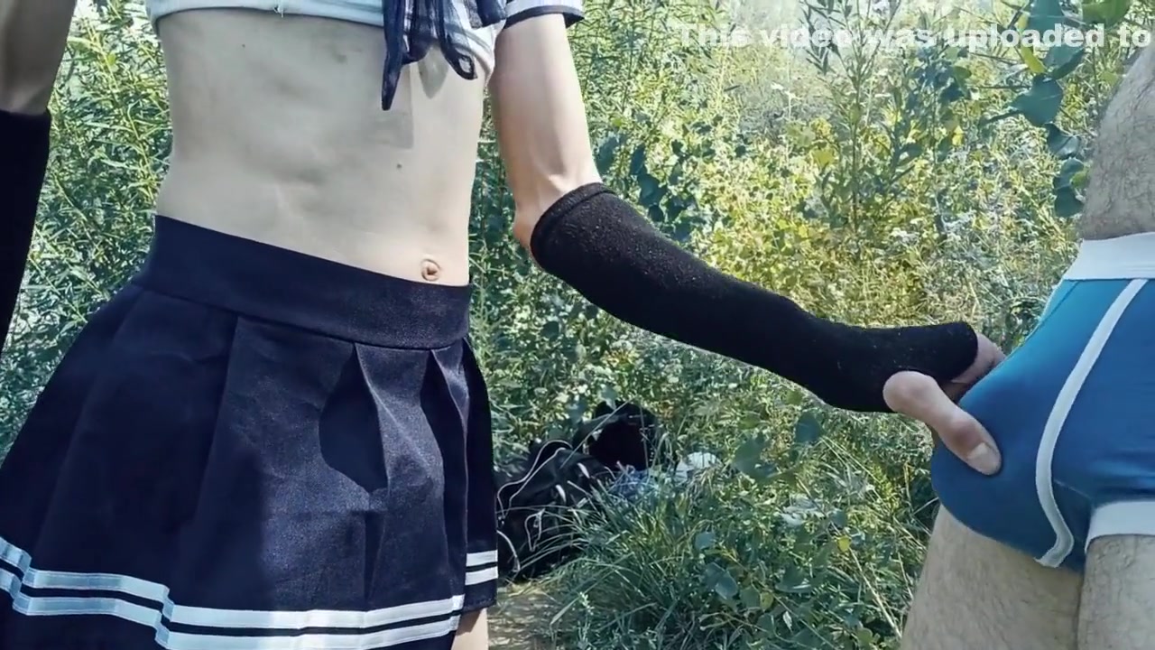 Monster Cock And His Femboy In Public