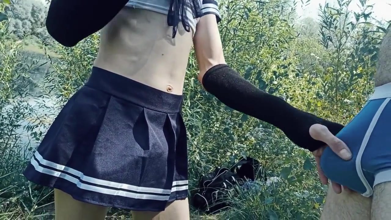 Monster Cock And His Femboy In Public