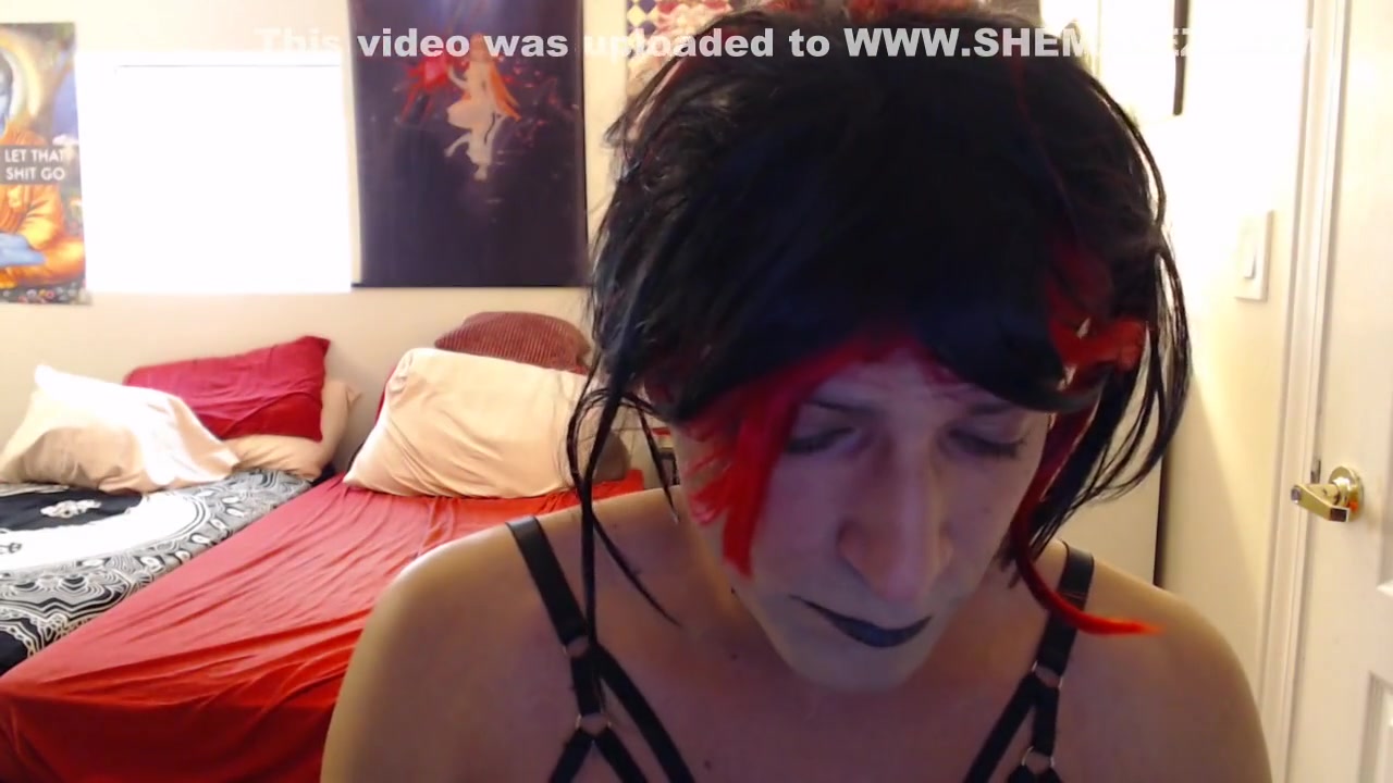 Sexy Guy In Kinky Gothic Outfit Masturbates His Cock To Men And Cums A Big Orgasmic Load