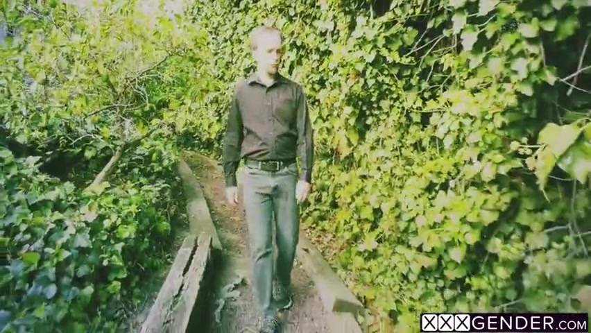 Natalia La Potra In Sad Guy Met Horny Shemale And She Solved His Dick Problem