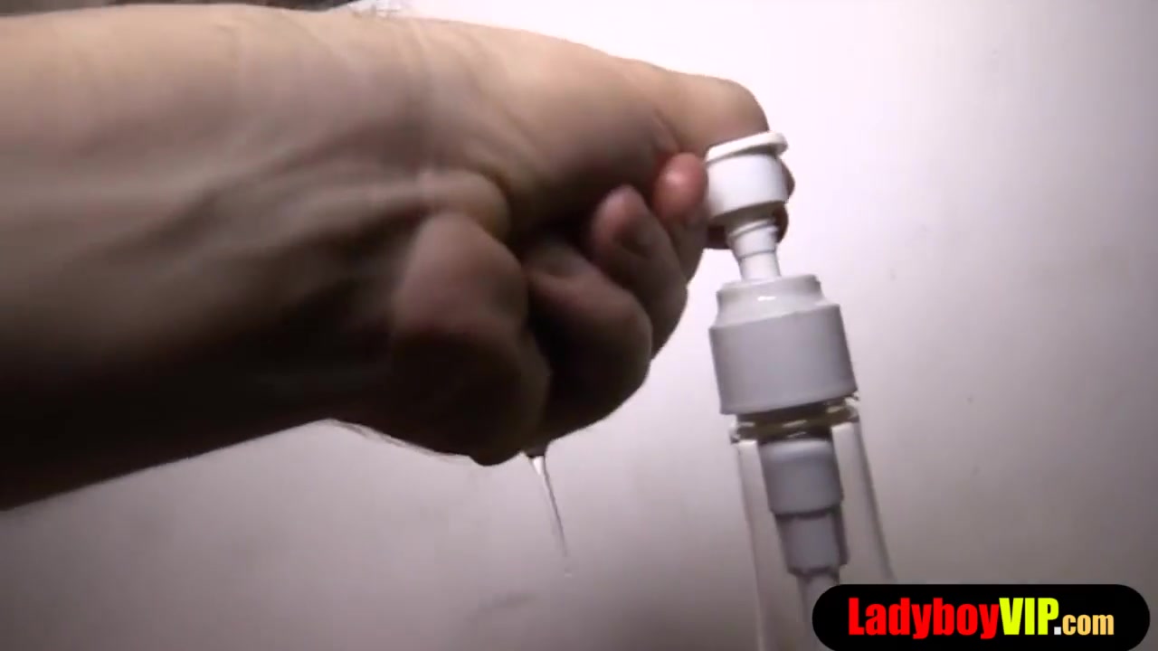 Thai Ladyboy Gets Banged In Her Tight Asshole