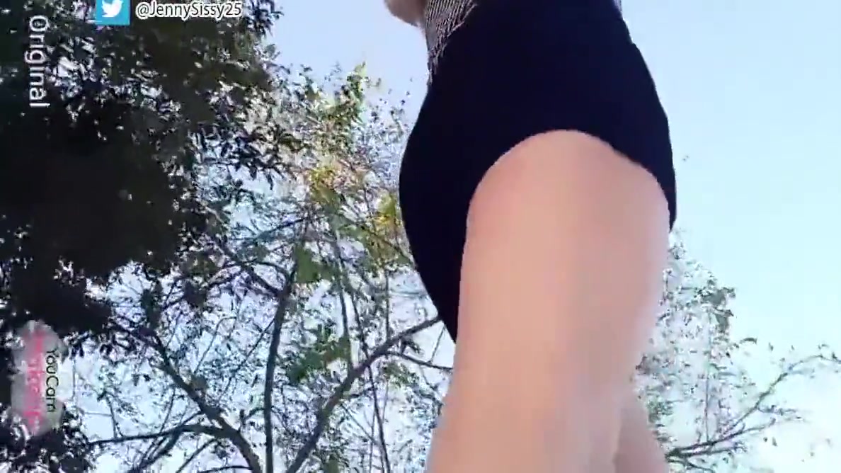 Crossdresser Exhibitionism Public Cumshot