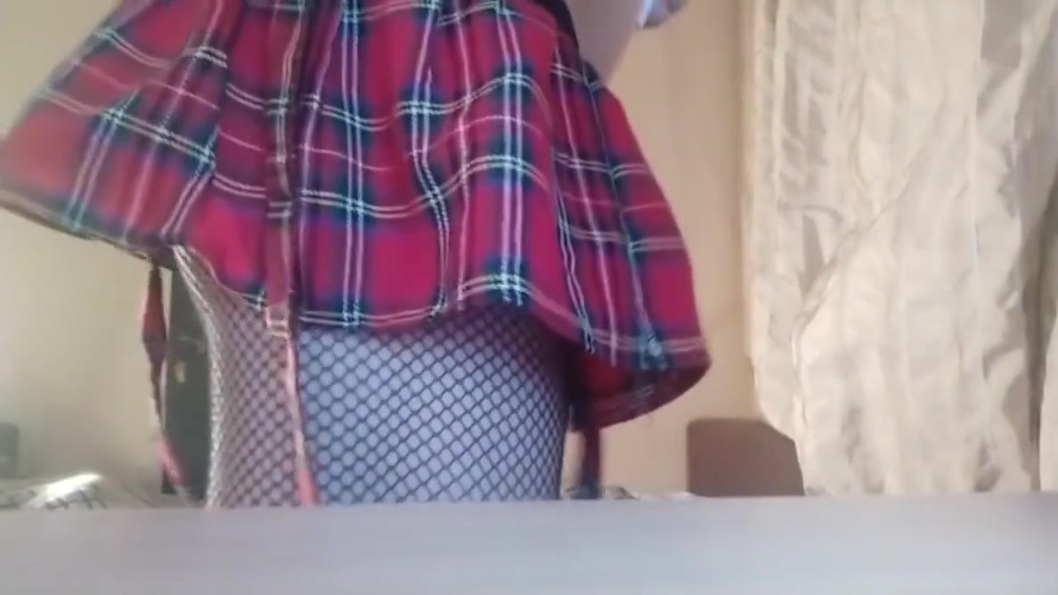 Cute Cd Slut Teasing And Showing Ass