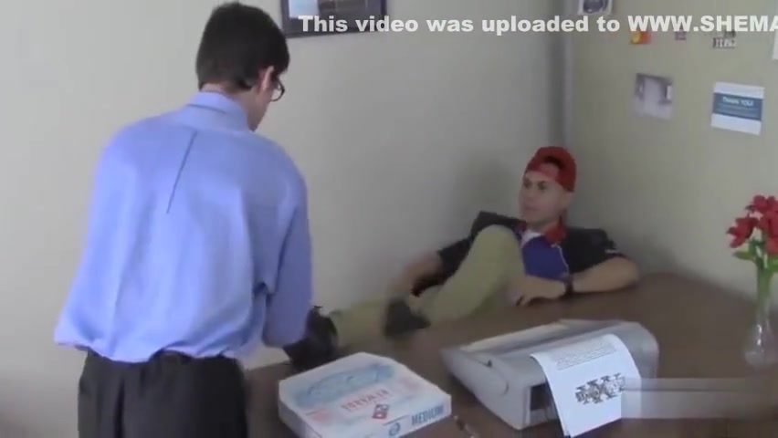 Sasha Strokes In Office Threeway