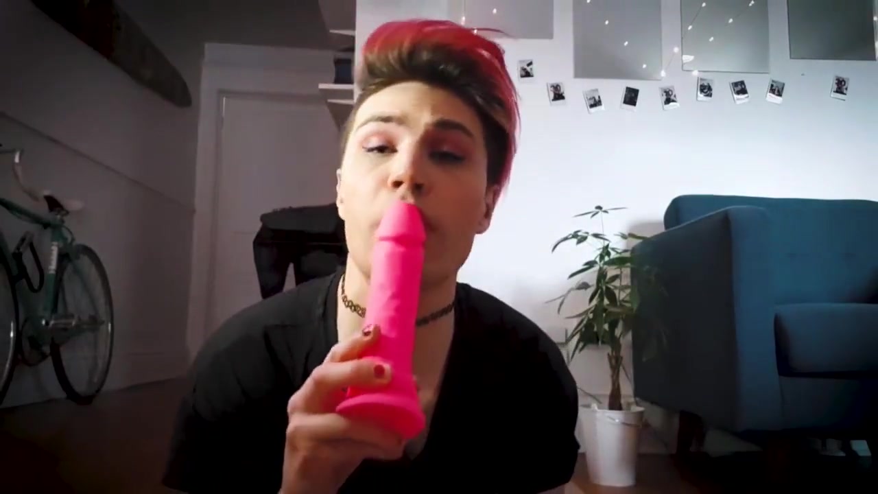 Playing With My Pink Dildo