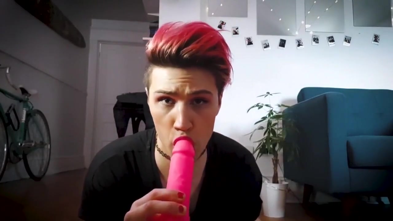 Playing With My Pink Dildo