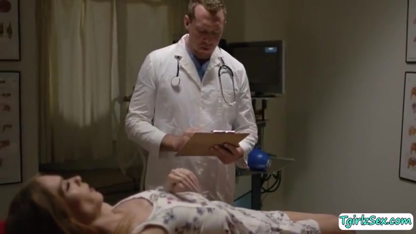 Skinny And Smalltits Tranny Gets Fucked In The Clinic With Crystal Thayer