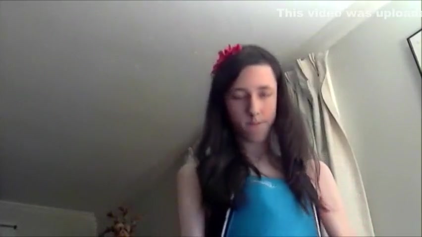 Blue TGirl on Cam