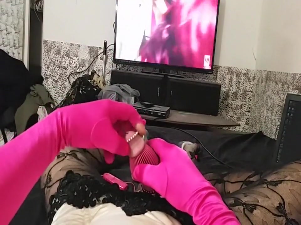 Carmen loves dressing up her cock