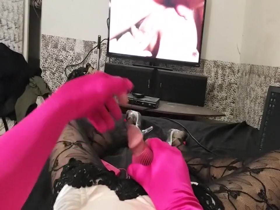 Carmen loves dressing up her cock
