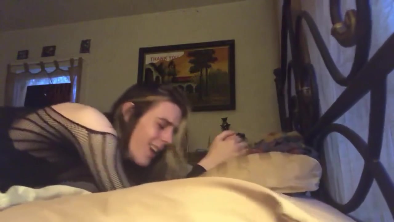 Trans Girl Takes Old Cock