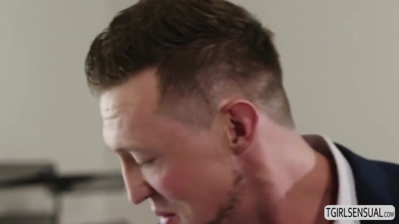Gorgeous Shemale Fornicateed By A Hard Male Pole With Casey Kisses