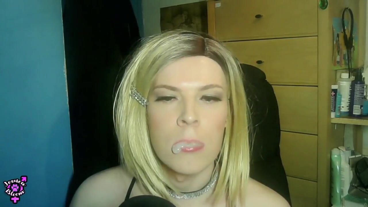 Sissy Self Sucking & Cum Swallow Plus Cumplay And Anal Dildo