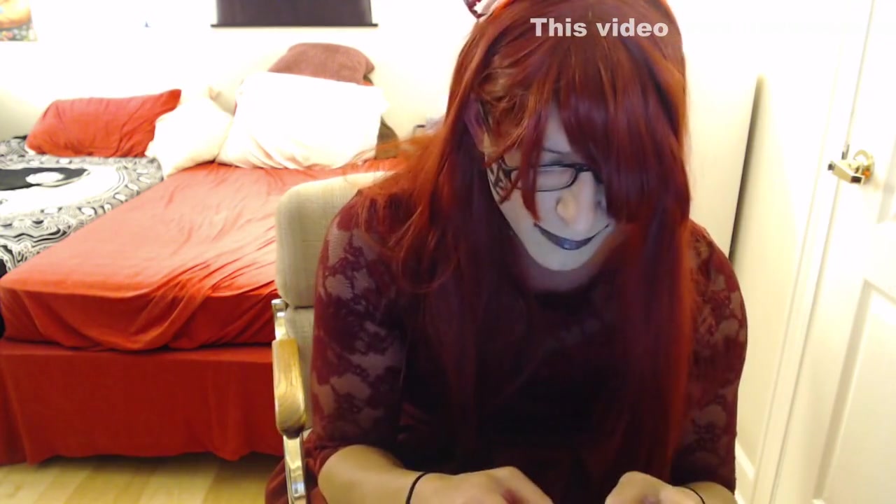 Kinky Transgender Male In Red Dress Gets Off To Ballbusting Bdsm Porn