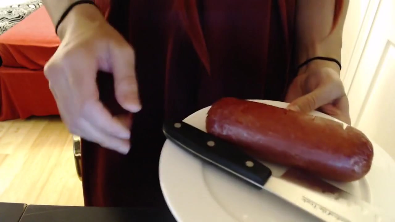 Kinky Transgender Male In Red Dress Gets Off To Ballbusting Bdsm Porn