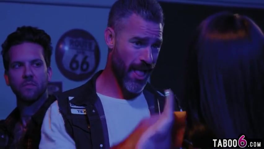 Khloe Kay In Small Cock Shemale Sex With A Biker Boy After They Met In A Bar