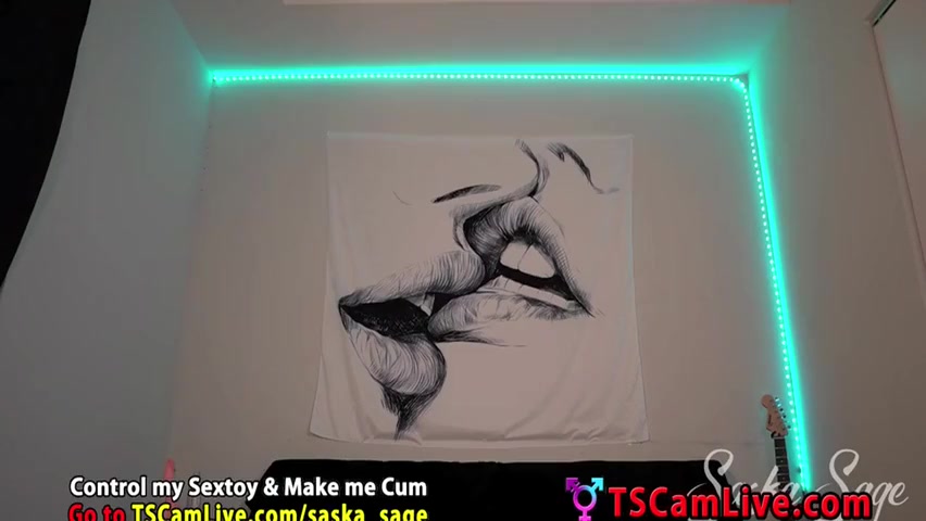 Amazing Tranny Saska Sage On Webcam 2