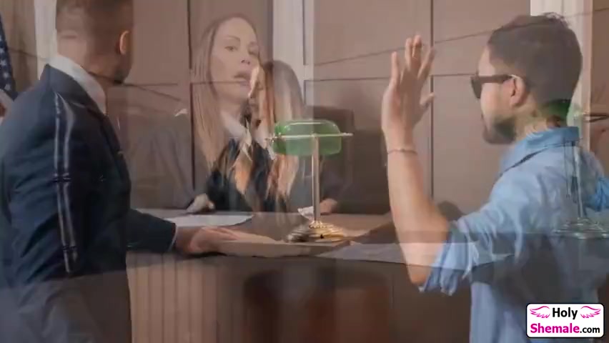 Shemale Fucks Busty Milf Judge Mckenzie Lees Pussy With Emma Rose