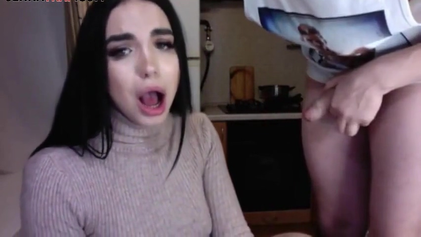 Russian Girl With A Dick, Sucks Cock And Gives In The Ass