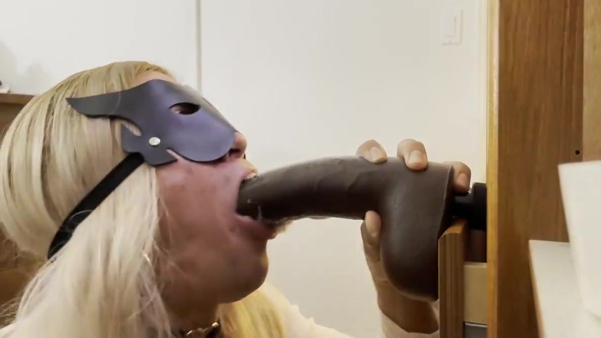 Sexy Sissy Sucks A Bbc Dildo