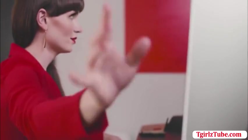 Natalie Mars - Shemale Boss Licks And Fucks The Tight Pussy Of Her Secretary