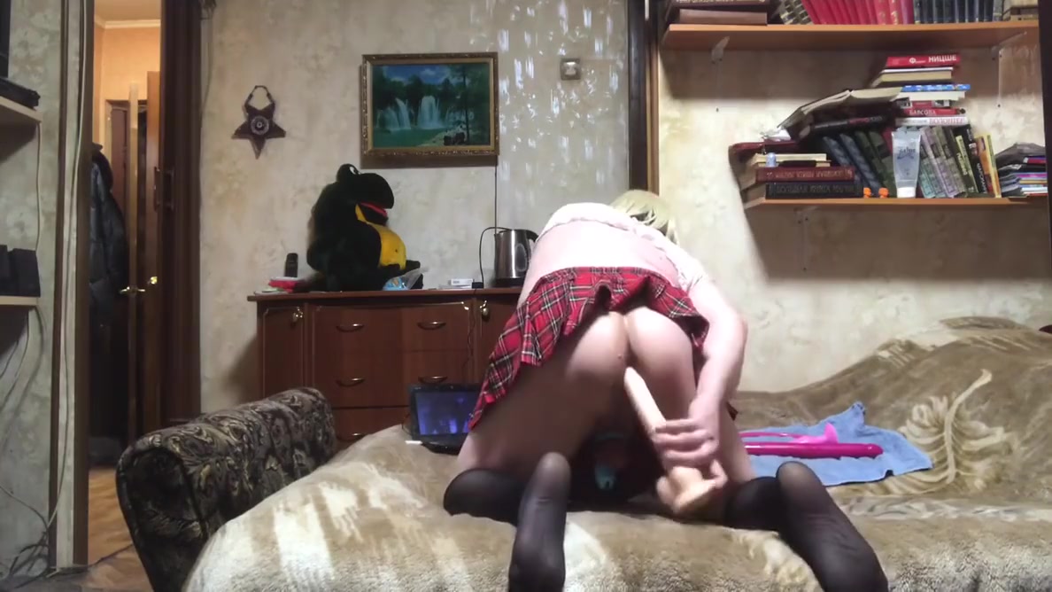 Ass To Mouth Dildo Play