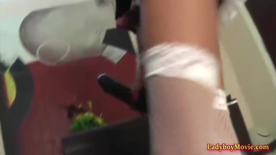 Ladyboy Maid Emmy Toys And Jerks Off Alone 6 Min