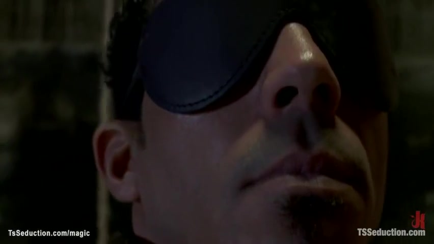 Shemale Dommes Gangbang Bound Man