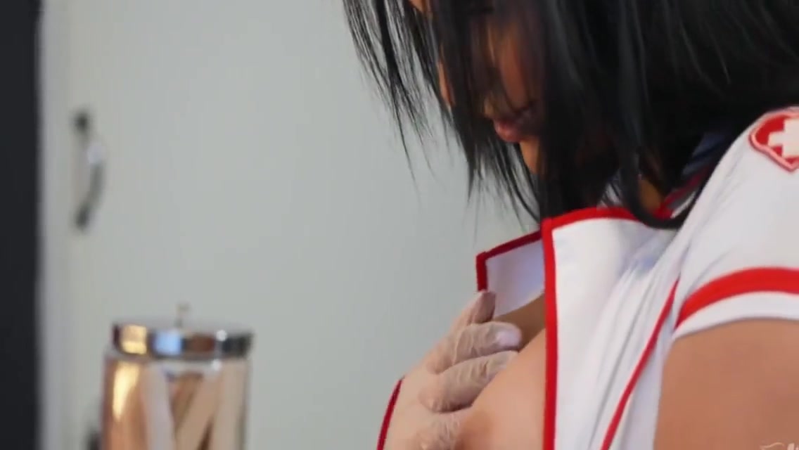 Uniformed Trans Nurse Riding Bareback Cock In Couple 8 Min
