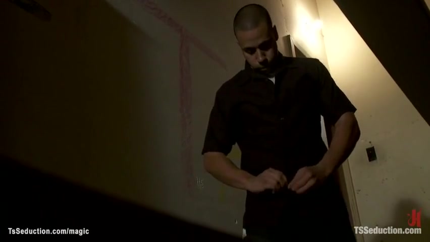 Shemale Fucks Worker In The Office