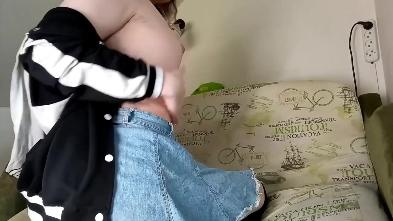 Russian Trans Has Fun With Her Dick