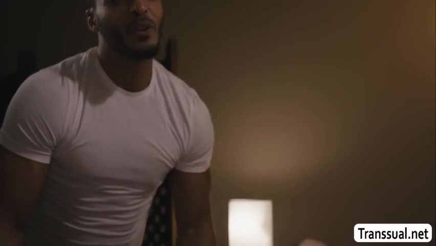Black Masseur Analed His Shemale Customer After He Massage Her - Eva Maxim