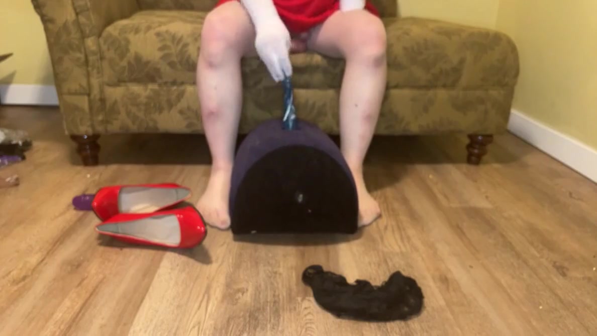 Playing In Dress With Legs And Ass