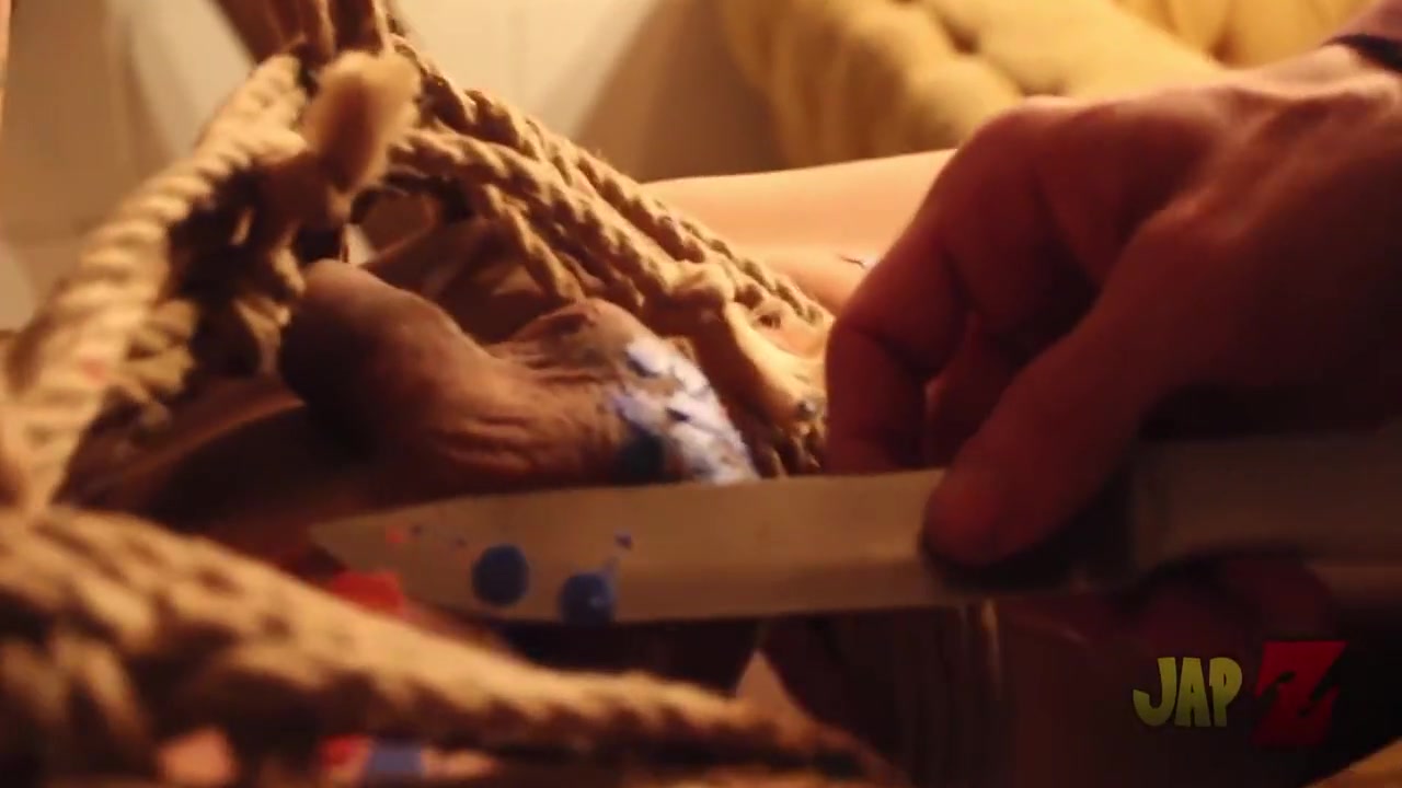 Shibari Bondage And Waxplay. Black Amy And Roger Barbudo 5 Min