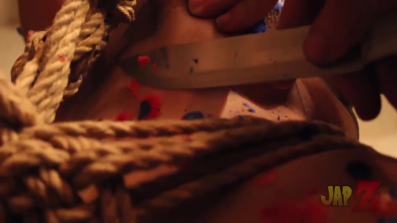 Shibari Bondage And Waxplay. Black Amy And Roger Barbudo 5 Min