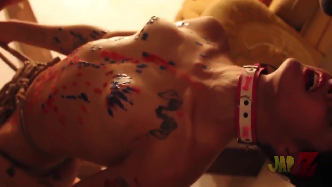Shibari Bondage And Waxplay. Black Amy And Roger Barbudo 5 Min