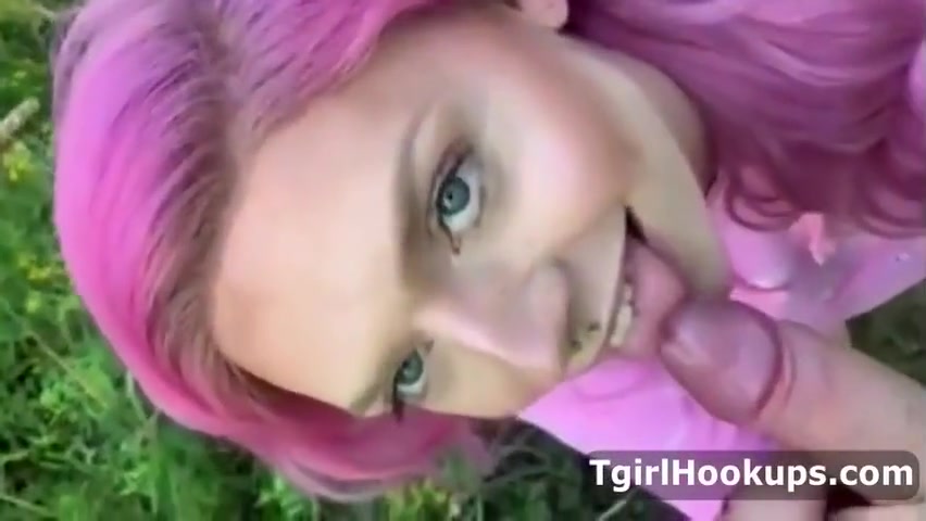 Trnsgender Rooting With Sucking Public