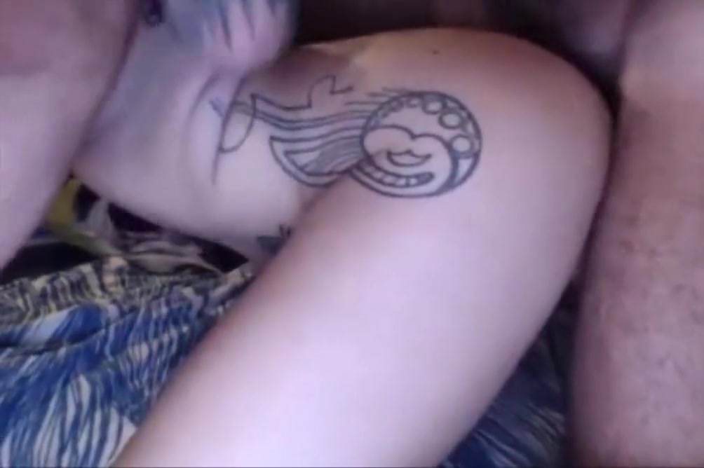 Blond Shemale With Hot Tats Just Loves Rough Anal Sex