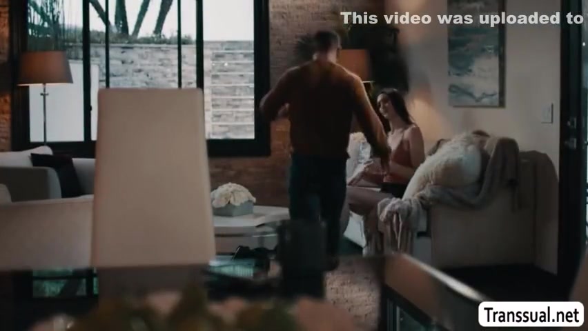 Fat Stepdad Gets Bareback Fucked By Shemale Stepdaughter