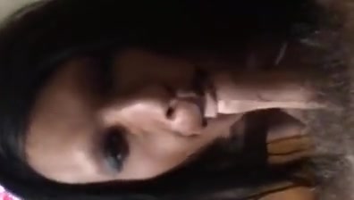 Pov party girl sucks cock