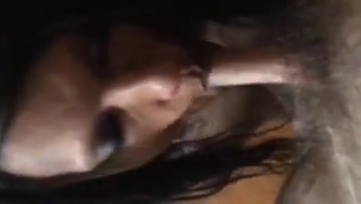 Pov party girl sucks cock