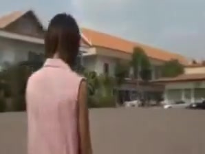 Cute asian junior ladyboy in solo pleasure