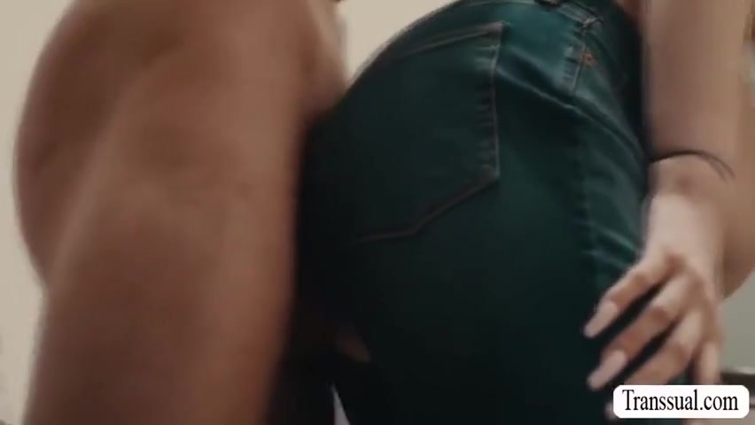Horny Stepdad Licks And Bareback Fucks His Ts Stepdaughter With Ivory Mayhem
