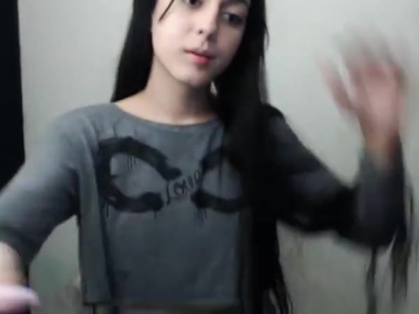 Hot junior shemale showing off herself