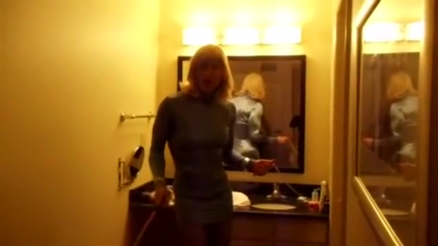 Incredible amateur shemale video with Stockings, Amateur scenes