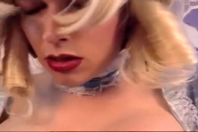 Hottest amateur shemale movie with Blonde, Stockings scenes