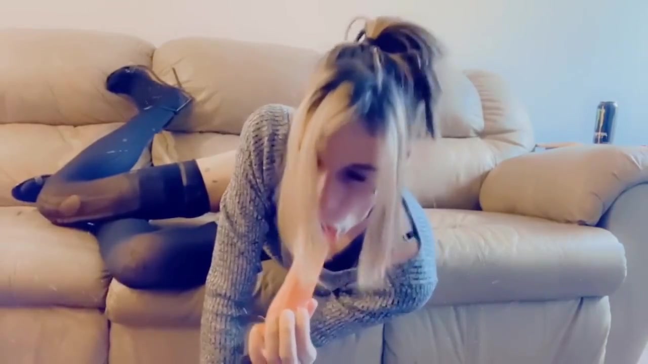 Super Cute Girl In A Sweater Dress Casting To Be The Next Big Pornstar She Is Addicted To Sex