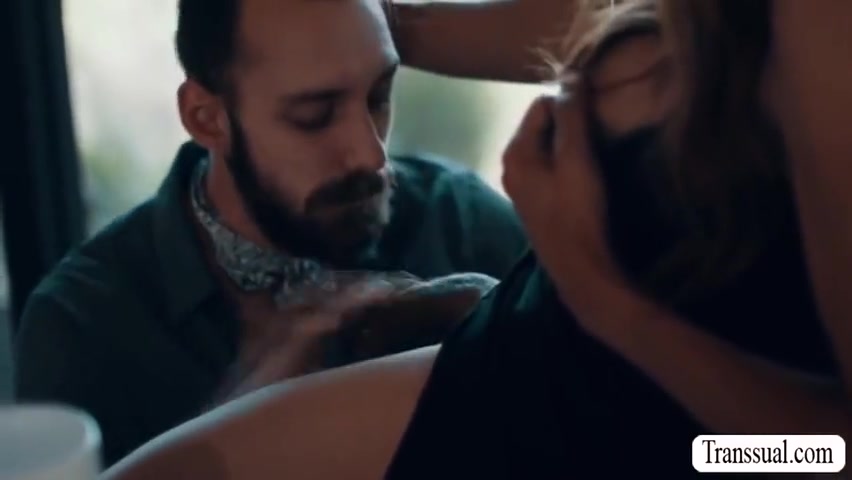 Stepmom Trans Woman Licks And Barebacks Her Stepsons Ass With Sofia Sanders